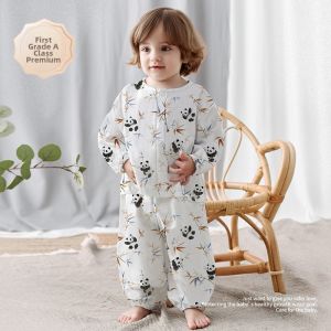 UIN BABY | Breathable Summer Bamboo Cotton Childrens Sleepwear Set Long Sleeve