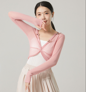 Modern Dancewear Loose Long Sleeve Womens Dance Clothes Daily Outfit Art Student Body Cover up Teacher Class