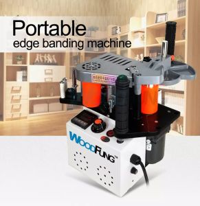 WF102B Woodworking PVC/ABS Portable Edge Banding MachineStraiutenight And Arc Sharimeraiumtirsetiperumnaraitmuan Curave Edge Beurimdermtirauremtsumeiruitreimutinsuemi [Free 1KG Hot Melt Glue]