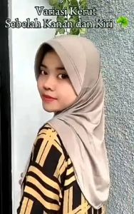 Arabi Hijab | Hijab BERGO RUMANA JILBAB INSTAN POLOS Muslim Serut