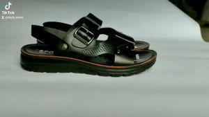 Dép Nam Trung Niên Cao Cấp Dép Da Đế Đúc Nguyên Khối Siêu Bền Sang Trọng Lịch Lãm