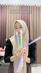 aiGooTan - PITA TARIK LIST EMAS - Serut Parcel Kado Souvenir Suvenir Hiasan Lis Ribbon Pull Gold