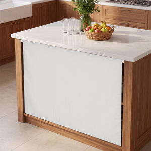 Lababo Kitchen Curtain Waterproof Dustproof Anti-mildew Curtain for Lababo Sink Cabinet Short Kitchen Curtain
