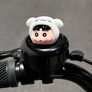 Bandai | Chuông Xe Đạp Hoạt Hình Shin-chan Dễ Thương Bền Âm Thanh Lớn Phụ Kiện Xe Đạp Chắc Chắn Phụ Kiện Đạp Xe Cho Mọi Lứa Tuổi Trang Trí ACG