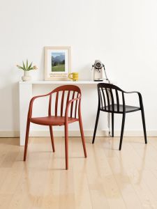 Nordic Style Thickened Plastic Chair with Backrest Home High Stool Modern Simple Economic Restaurant Creative Dining Chair