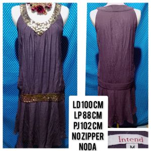 DRESS SEQUIN UNGU(INTEND) 273