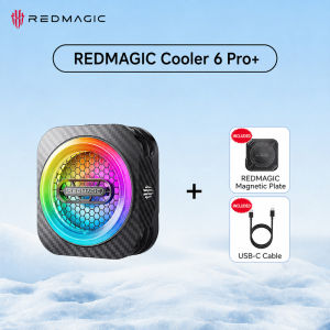 nubia | Tản Nhiệt Từ Tính Nubia Red Magic Cho 6 ProMAX Công Suất Đỉnh 33W Làm Mát Điện Thoại Di Động Bán Dẫn Với Đèn RGB Quạt Siêu Êm Tương Thích MagSafe Dành Cho Chơi Game Và Phát Trực Tiếp