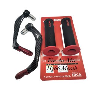 Paket ProGuard Carbon Sabit Jalu Stang+Hangrip RCB Original R15 V2 V3 V4 GSX R25 CB CBR Ninja R RR VERZA Nmax Aerox Lexy Xmax Pcx Adv Scoopy Fino Vario 150 Vario 160 Dill universal motor