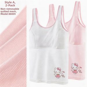 Hello Kitty | Breathable Bra Top with Padding for Teenage Girls Cotton Underwear