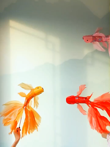 DIY Lantern with Light Traditional Chinese Lantern Palace Lion Fish Butterfly Lantern
