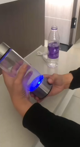 420ML Hydrogen Rich Water Bottle Rechargeable Negative Ion Water Cup Hydrogen Water Cup