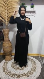 Aira - Inner Gamis Lengan Panjang/Gamis Simpel/Gamis Lebaran