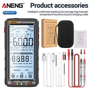 ANENG | ANENG 681/682/683 Đồng Hồ Vạn Năng Kỹ Thuật Số 6000 Đếm Máy Kiểm Tra Điện Áp Không Tiếp Xúc Có Thể Sạc Lại 0-10A Công Cụ Đo Điện Hiện Tại