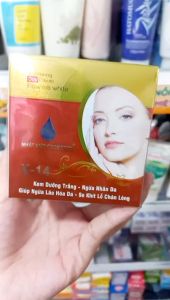 Kem Nhật Việt Ngọc trai đen – Sữa ong chúa dưỡng trắng – Ngừa nhăn da – Ngừa lão hóa – Se khít lỗ chân lông V14 20gr