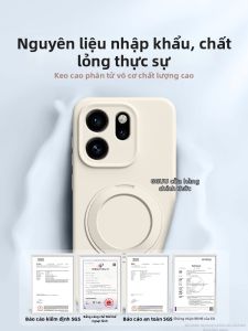 GGUU | Vỏ Bảo Vệ Toàn Diện Cho Reno 15 Silicone Lỏng Có Thể Treo Và Dây Đeo Chống Rơi