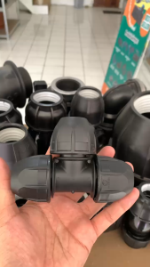 Indostore Fitting HDPE Equal Tee 1 1/2 Inch 50mm Sambungan Tiga Cabang HDPE ISO & SNI Certified