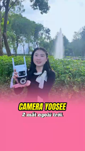 LazMall SALE [MUA 1 TẶNG 1] Camera Yoosee PTZ Q42D - 2 Mắt Xem 2 Khung Hình - Màn Hình Kép Ống Kính Kép Camera Cctv Giám Sát Ip66 - Ngoài Trời Chống Nước Cực Nét - Báo Động Chống Trộm - Xoay 350 Độ - Đàm Thoại 2 Chiề - BẢO HÀNH 1 NĂM -GIAO HỎA TỐC
