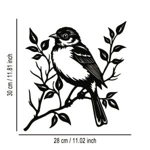 CIFbuy | CIFBUY Alivion Birds On Branches Metal Wall Art Iron Sculpture Farmhouse Mural Home Office Bedroom Decor