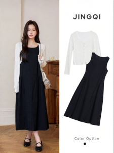 JoynCleon | Maternity Stylish Dress Loose Belly Concealing Pockets
