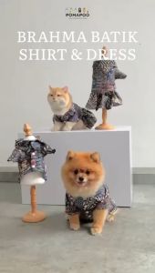 Brahma Batik Shirt & Dress - Kemeja Kucing dan Kemeja Anjing POMAPOO Premium Berkualitas
