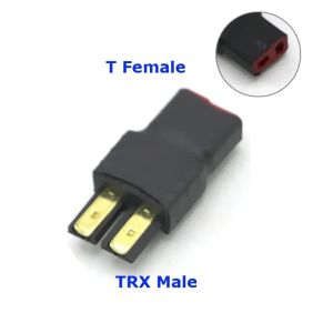 1PCS Adapter T Plug to TRX Male Female Connectors For RC Lipo Battery Control Parts DIY