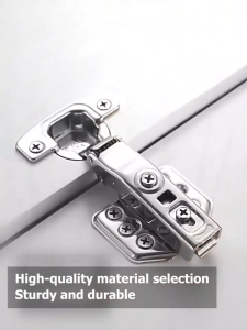 MISN Hinges for Cabinet Stainless Steel Concealed Hinges Hydraulic Soft Close Durable Door Hinges