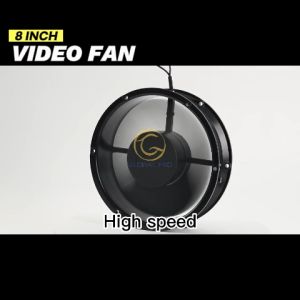 POTRIC 8 INCH Video Fan 220VAC Kipas Video Cooling Fan Video Fan Round