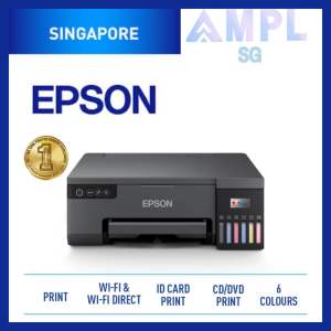 Epson EcoTank L8050 A4 Single Function | Print (PhotoPrint) Borderless | iPrint | Email Print | Wifi | Replacement L805