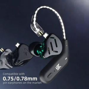 KZ Castor In Ear Monitor Hi-Fi Improved Bass Adjustable Dual Driver with KZ AZ09 C Pin Bluetooth Module Bluetooth Headphones Set
