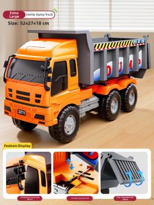 MABAOMABAO | Large Boys Alloy Construction Excavator Ride-On Model
