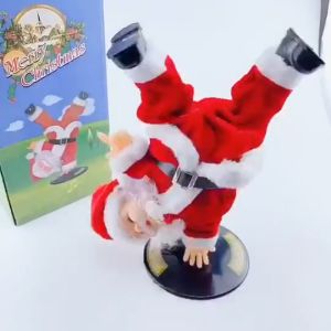 ตุ๊กตาซานต้า มีเสียงเพลง จิงเกิ้ลเบล เต้น ตุ๊กตา ซานต้า ซานตาครอส ของขวัญคริสมาส ของตกแต่งคริสมาส Merry Christmas Jingle Bells Song Dancing Santa Doll Dance