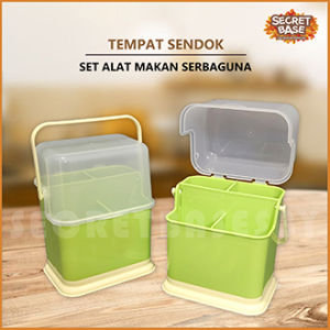 TEMPAT SENDOK TUTUP - Tempat Sendok Garpu / Set Alat Makan