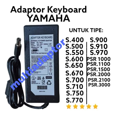 adaptor keyboard Yamaha psr s900s910s950s970 adaptor keyboard Yamaha psr s900 series output dc 16v-24A
