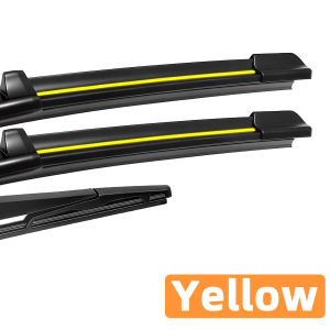 3PCS Front And Rear Windshield Wipers Suitable For Ford Fiesta 5 MK5 Hatchback 2001-2008 Automotive Windshield Accessories 2003