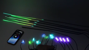 18 in 1 Universal LED Strip Car Ambient Light Lampu Ambient Kereta Atmosphere Lamp Interior Decoration Light APP Control