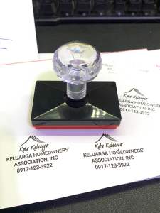 [MESSAGE US] 1.3x2.3 INCHES PERSONALIZED SELF INKING STAMP