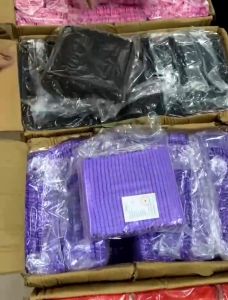 1 BỊCH 100 MŨ Y TẾ MÀU ĐEN MŨ TRÙM TÓC MŨ CON SÂU MÀU XANH LÁ SIÊU RẺ SIÊU TIẾT KIỆM