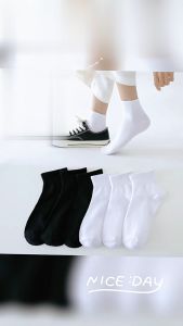 ONE-P251 Kaos Kaki Sport Socks Motif Polos Pria Wanita