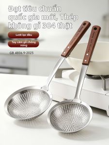 CHUANGSHUNFU | Rổ Lọc Mì và Bánh Bao bằng Thép Không Gỉ 304 Đạt Tiêu Chuẩn Thực Phẩm