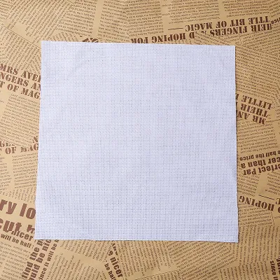 1 Cái Vải Thêu Chữ Thập Tự Làm 14CT 11CT Màu Xanh Lá Cotton Aida Dùng Cho Thêu Thủ Công Tự Làm