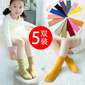 Summer Thin Kids Bunching Socks & Western Style Boys' Mid-Calf Socks