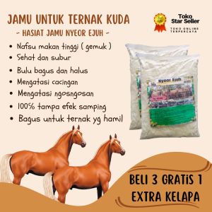 Vitamin Kuda Pacu Power Herbal Jamu Penggemuk Kuda Nyeor Ejuh Extra Gula Untuk Nafsu Makan Tinggi