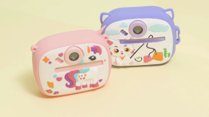 Sureto Digital Mini Instant Camera Kitten Pink with Thermal Paper