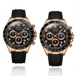 OLEVS | Mens Quartz Watch Multi-Function Water-Resistant Night-Light