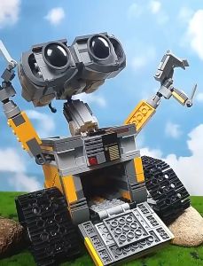 Brick Wall-E Walli Robot Partikel Kecil Dirakit Bangunan Blok Mainan Hadiah Mainan Bricks Balok