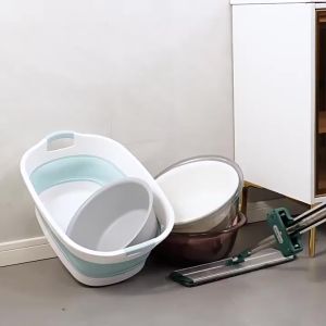 BOSSLU Gantungan Kait Wastafel Holder Tempel Dinding Hook Desain WO Tempat Baskom Serbaguna