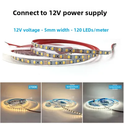 Cuttable and Paste Installable Strip Light 12v/24v 2700k/3500k/5000k
