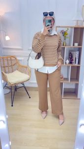 One Set Knit Agnia Setelan Wanita Terbaru One Set Knit Premium Kasual
