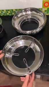 ฝาครอบเตาแก๊สสแตนเลส ช่วยประหยัดพลังงานและบังลม