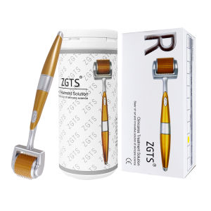 Zgts 192 Derma ลูกกลิ้ง Derma ไทเทเนียมลูกกลิ้งนวดหน้า Mesotherapy dermaroller สำหรับความงามบนใบหน้าริ้วรอยลบรอยแผลเป็นกระชับผิวขาว